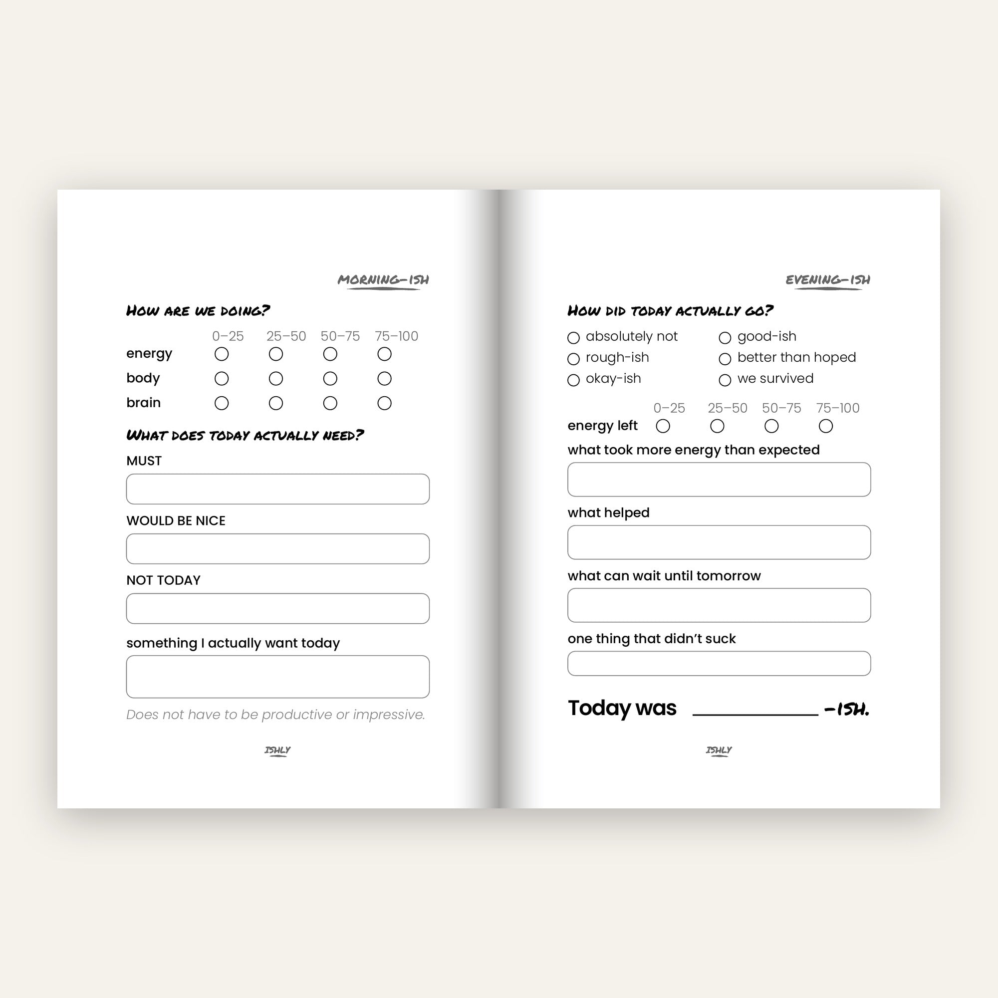 The Energy Journal | A journal for people living with invisible chronic illness