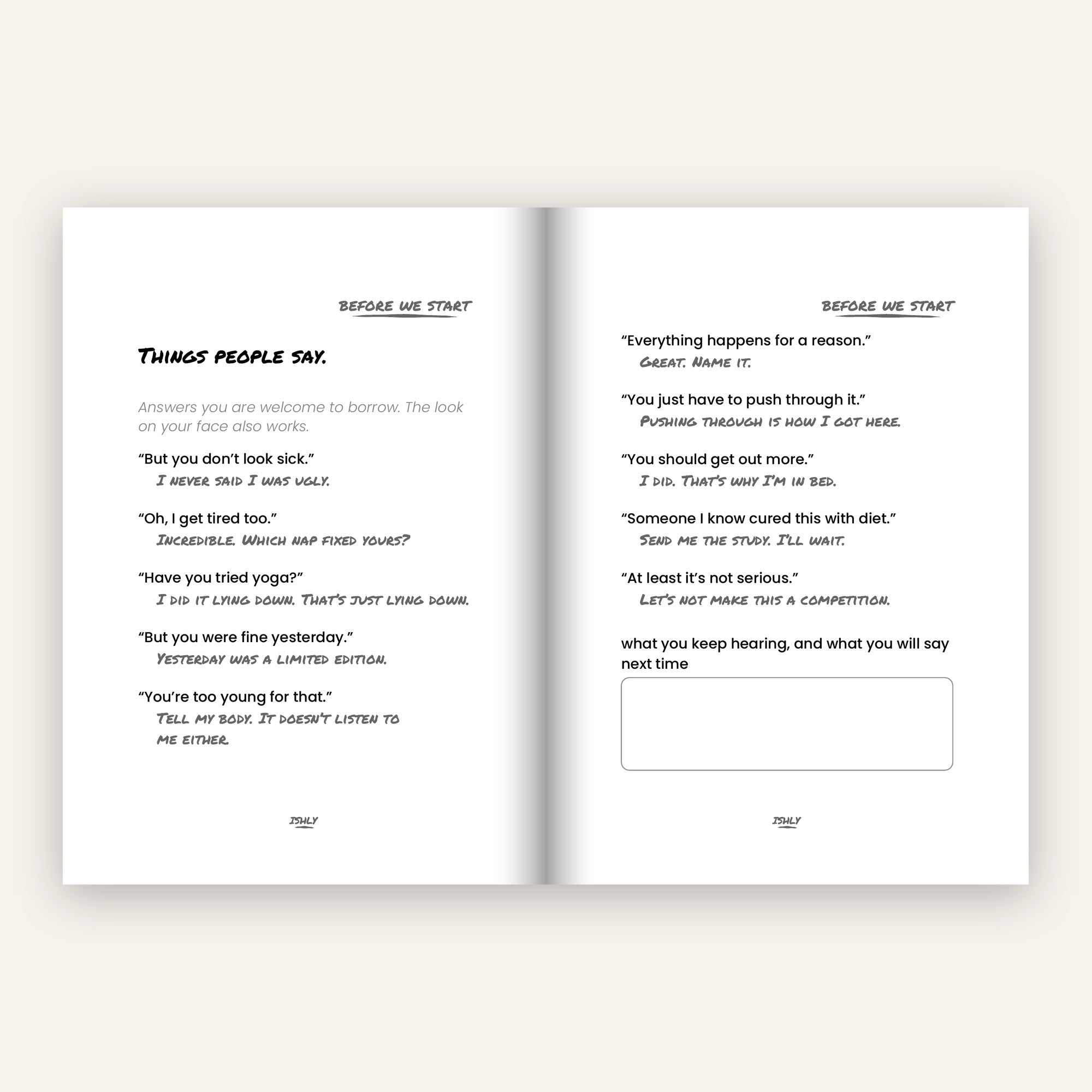 The Energy Journal | A journal for people living with invisible chronic illness