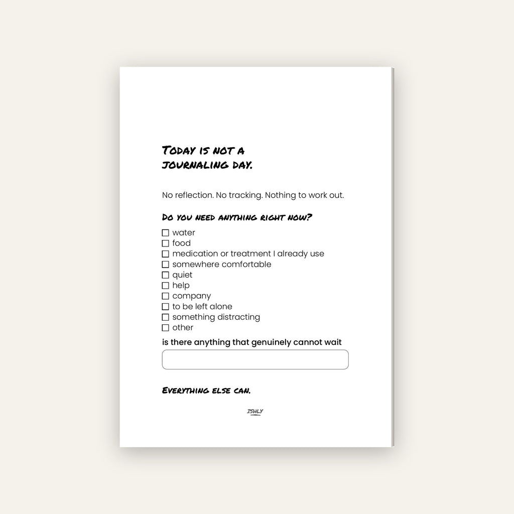 The Energy Journal | A journal for people living with invisible chronic illness